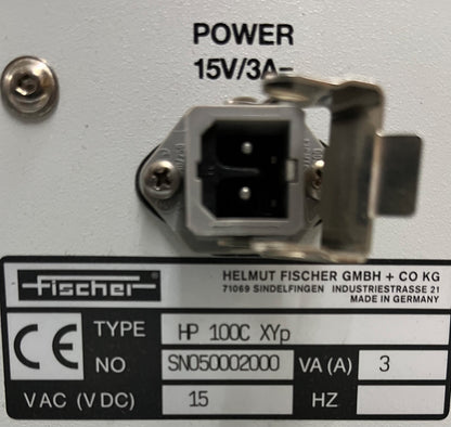 Helmut Fischer GMBH HP 100C XYP Nanoindentation SISTEMA DI MISURAZIONE-PARTI/RIPARAZIONE