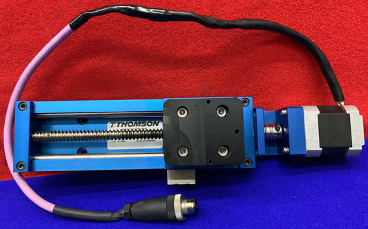 THOMSON MM33LCAL 200 WITH APPLIED MOTION HT17-075 MOTORIZED LINEAR SLIDE
