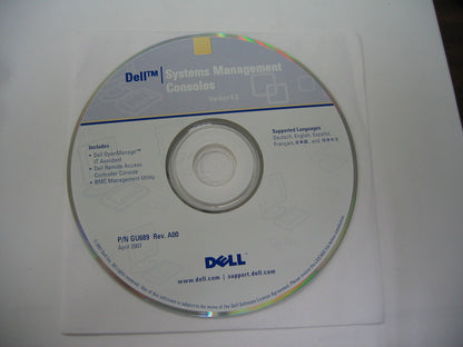 DELL SOFTWARE SYSTEMS MANAGEMENT COUNSOLES AND MANUALS VER 5.2