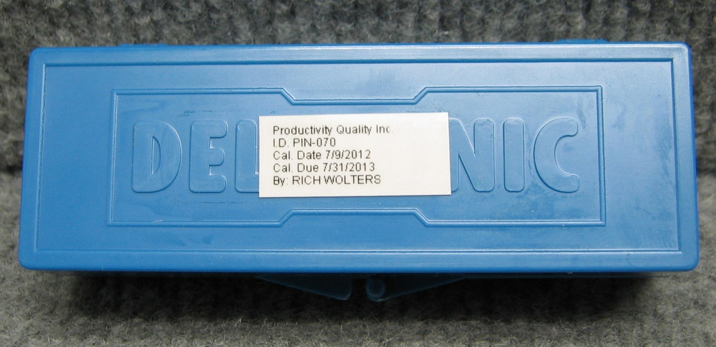 DELTRONIC 1.0120 Stiftlehre, Länge 3,5 Zoll