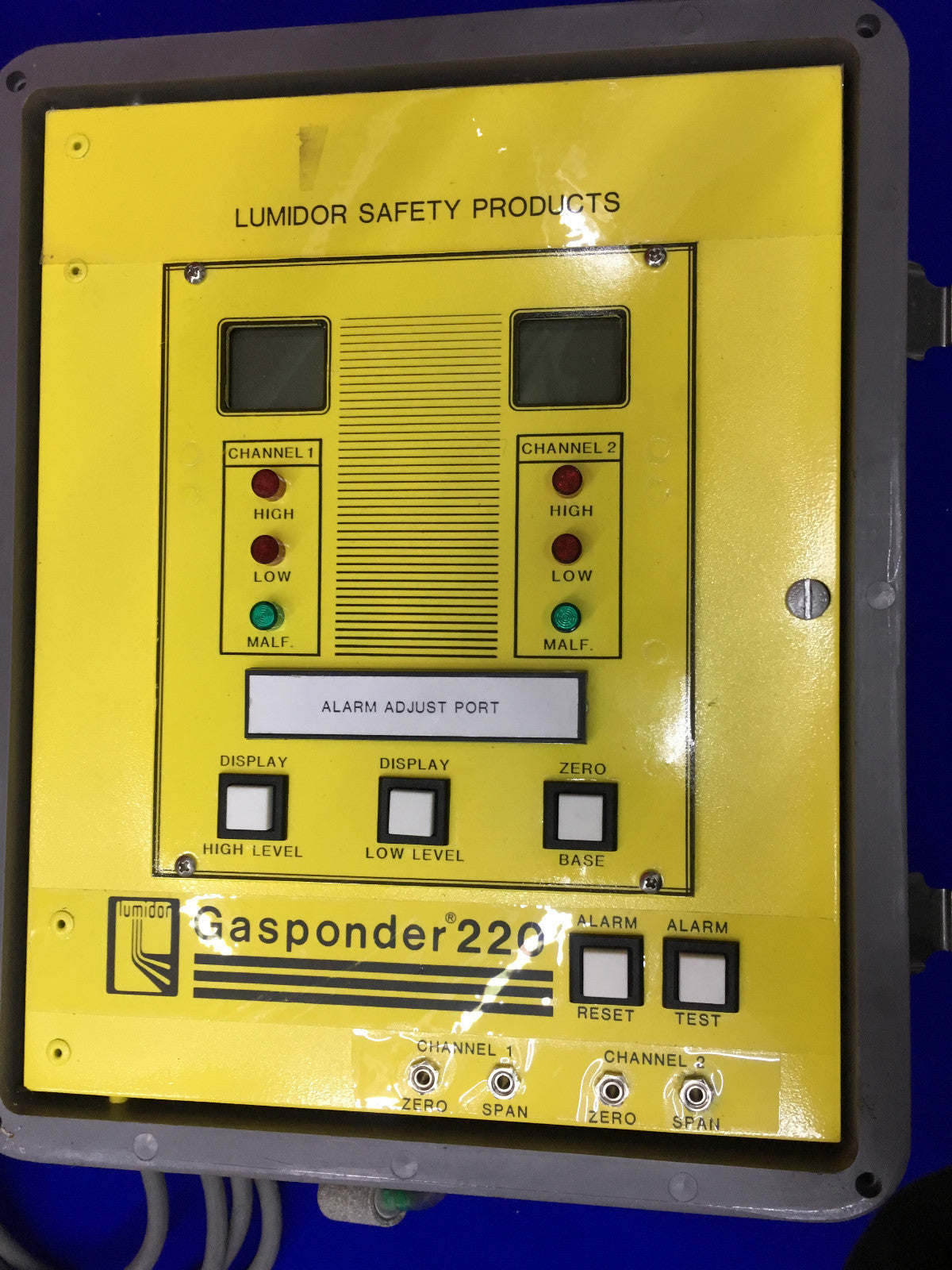 PRODUITS DE SÉCURITÉ LUMIDOR GASPONDER 220 - TESTÉ POUR LA MISE SOUS TENSION UNIQUEMENT