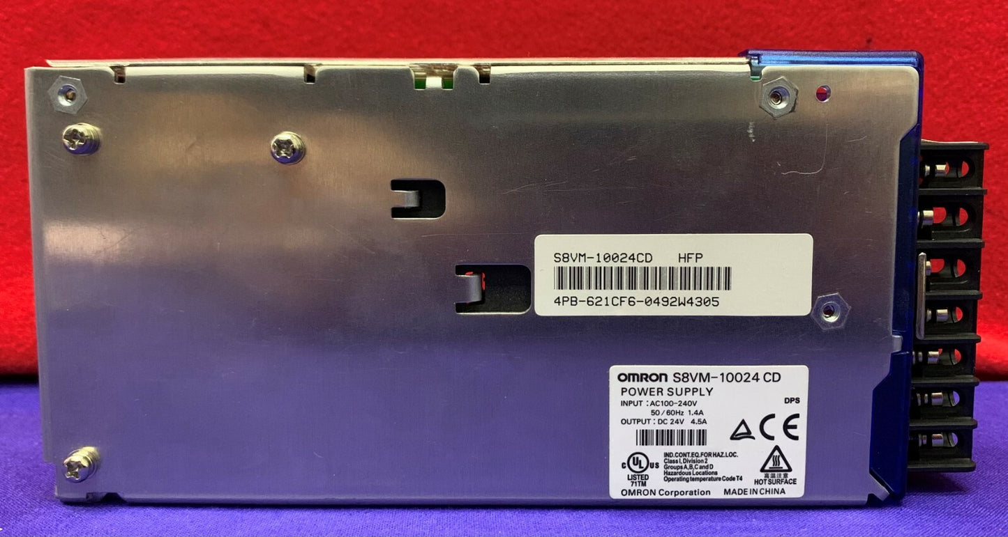 Omron S8VM-10024CD Netzteil 24VDC 4,5A 