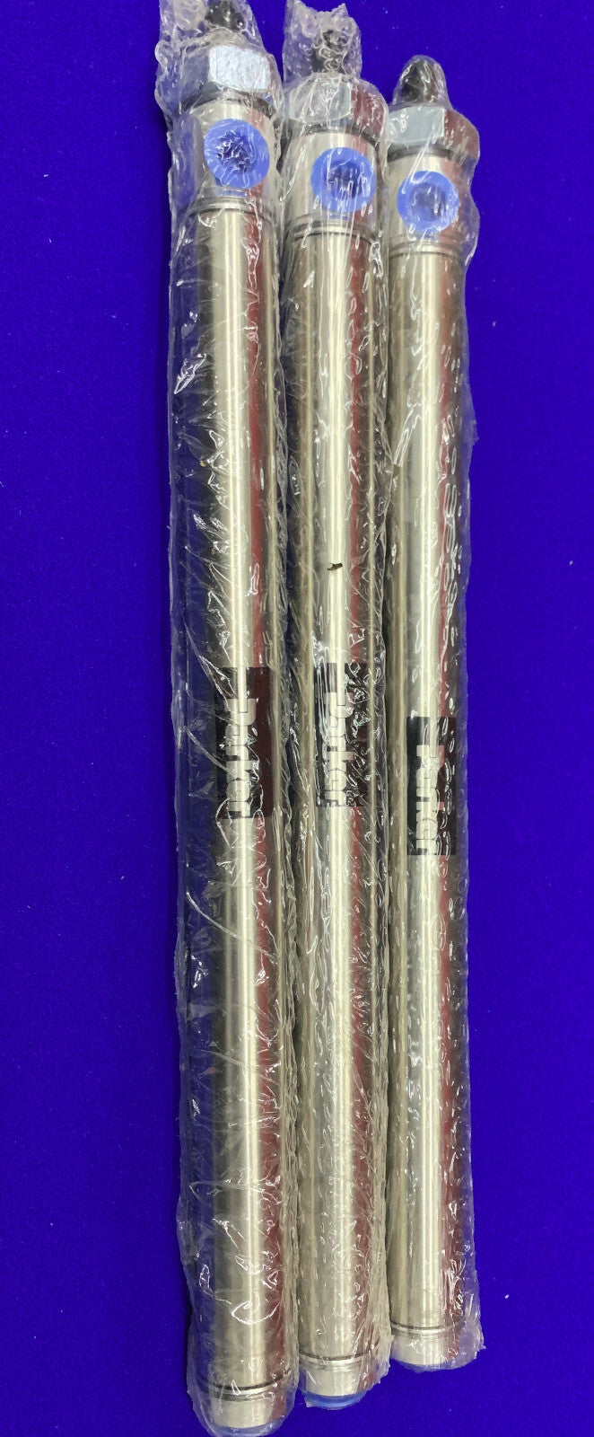 CANTIDAD 3 - CILINDROS NEUMÁTICOS DE CUERPO REDONDO DE 8,000" Y DIÁMETRO INTERNO PARKER WD435296 A DSRMB DE 00,75"