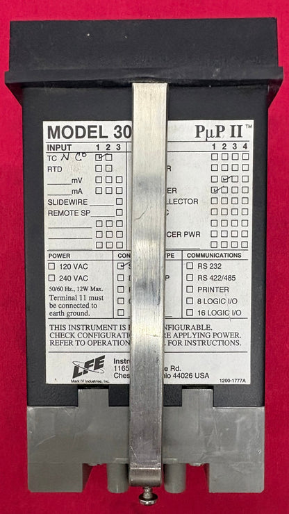 LFE PuP II TEMPERATURE CONTROL MODEL 3000  SGL LOOP PARTS / REPAIR