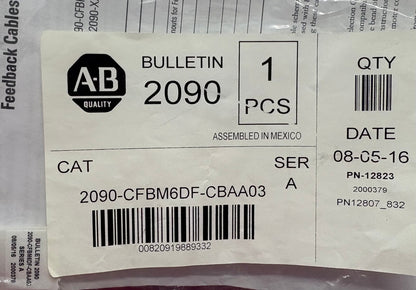AB ALLEN BRADLEY 2090CFBM6DF-CBAA03 SER A POWER & FEEDBACK CABLE 2090 KINETIX