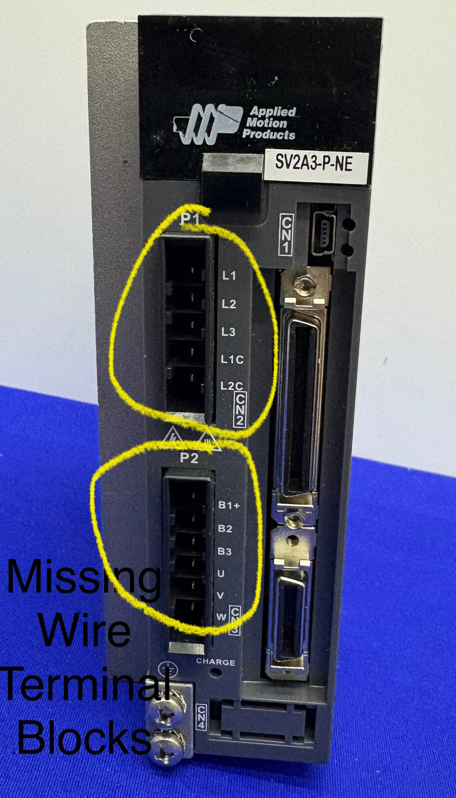 APPLIED MOTION PRODUCTS SV200 SV2A3-P-NE AC SERVO DRIVE 100-130 VAC