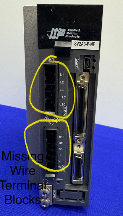 APPLIED MOTION PRODUCTS SV200 SV2A3-P-NE AC SERVO DRIVE 100-130 VAC