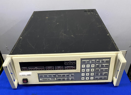 WAVETEK 859 PROGRAMMABLE PULSE GENERATOR -PARTS/REPAIR UNABLE TO TEST