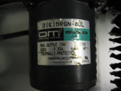 CIRCUITO ALIMENTATORE BORDO TRASPORTATORE A CATENA TRASPORTATORE ORIENTALE CONTROLLO VELOCITÀ MOTORE 