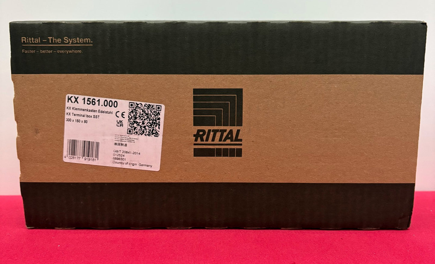 RITTAL  KX  TERMINAL BOX SST STAINLESS STEEL  KX 1561.000  ENCLOSURE WITH COVER