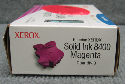 XEROX PHASER 8400 / 108R00606, PAQUETE ORIGINAL SIN ABRIR INCLUYE 3 BARRAS DE INYECCIÓN DE TINTA