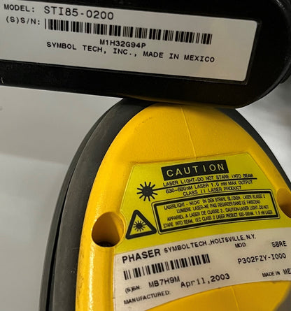 SYMBOL P302FZY-I000 バーコード スキャナー (USB ケーブル付き) ST185-0200 3 個セット