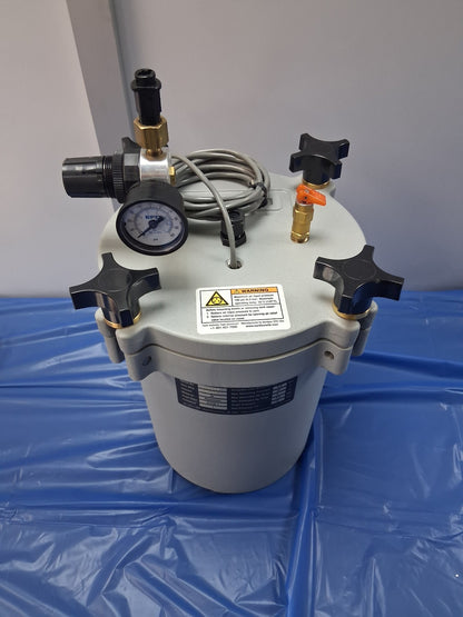 NORDSON EFD 7020188 5L TANK FLOAT SWITCH 100 PSI ANALOG GAUGE FLUID RESERVOIR