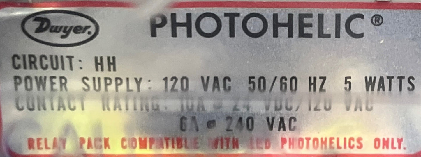 DWYER 3203C Photohelic Pression MAX 25PSIG 120VAC