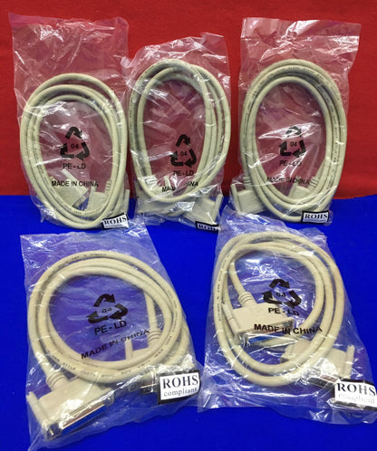 Qté 5 - Câble de connexion DIGI-KEY AE9861-ND AK733-1.8-R IEEE1284 1,8 m