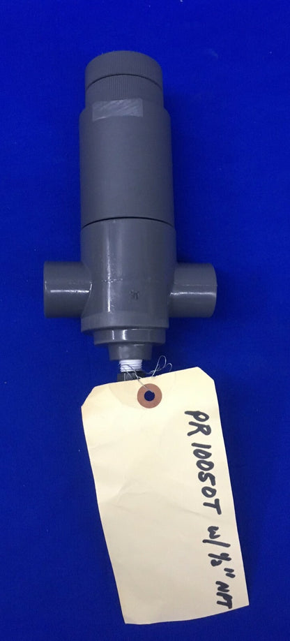 VÁLVULA REGULADORA DE PRESIÓN DE PVC CON PISTÓN SERIE PR DE 1/2" HAYWARD PR10050T 