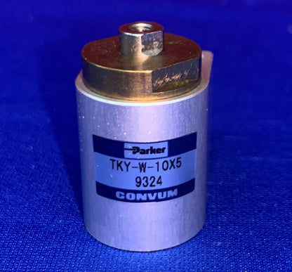 PARKER CONVUM TKY-W-10X5 9324 CYLINDRE DOUBLE EFFET CONNECTEUR BARBILLÉ.