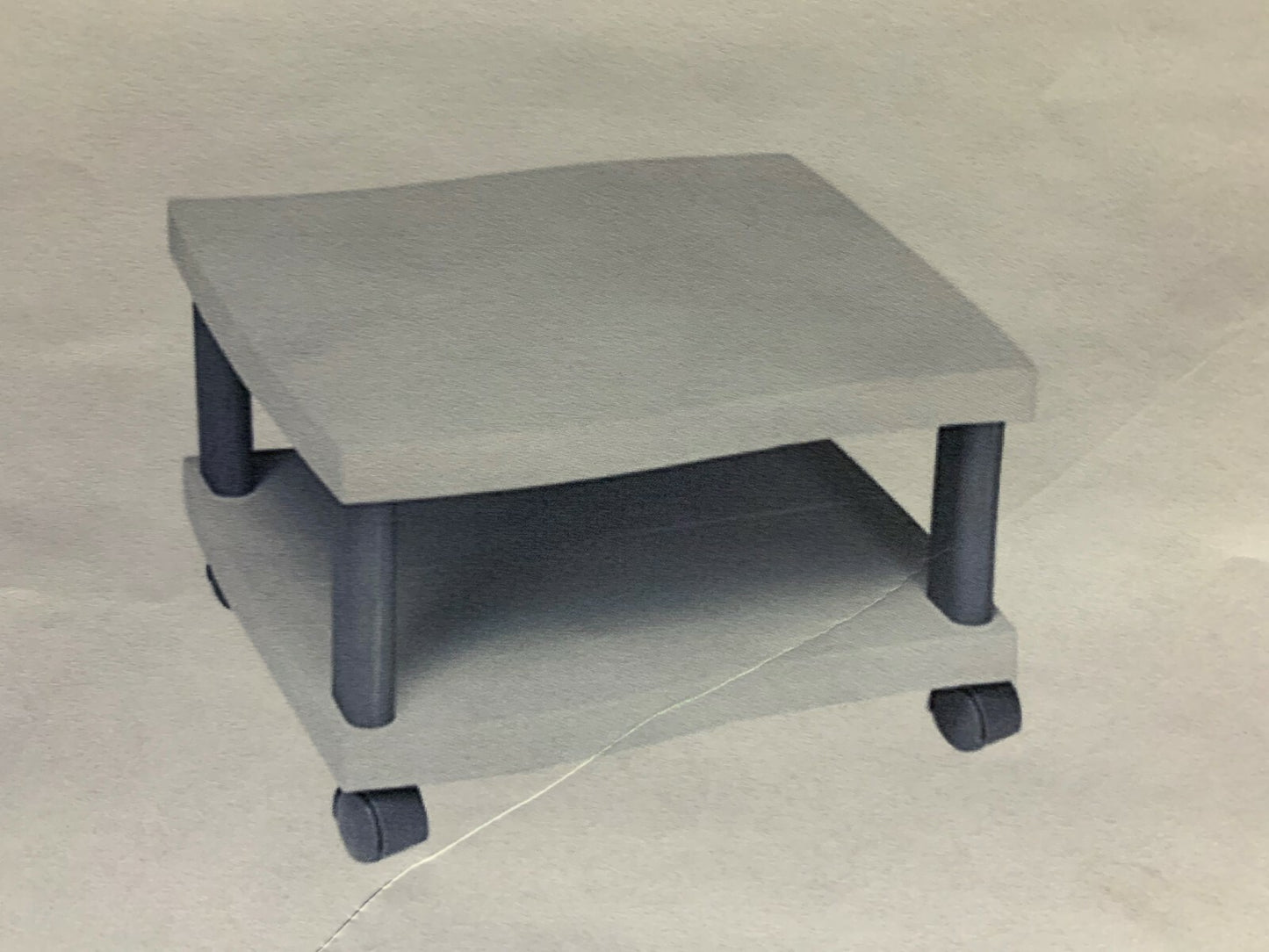 SAFCO プリンタースタンド 1861GR グレー デスク下プリンタースタンド