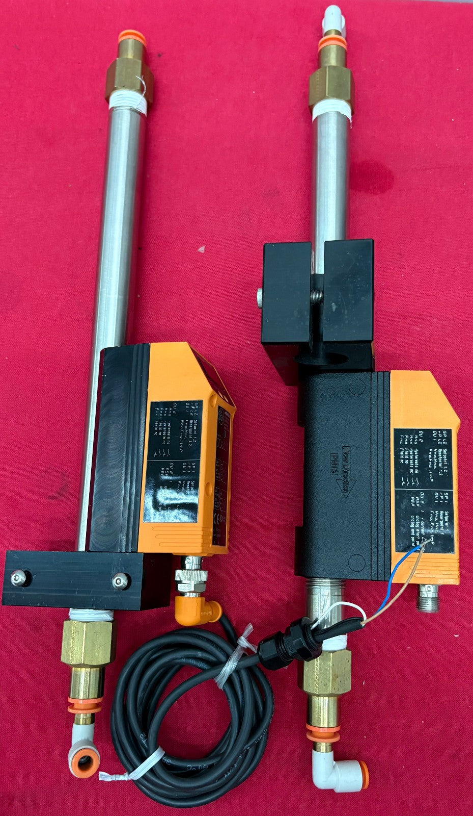 EFECTOR SD6001 COMPRESSED AIR METER FLOW SWITCH ANALOGUE OUTLET QTY 2 -FOR PARTS