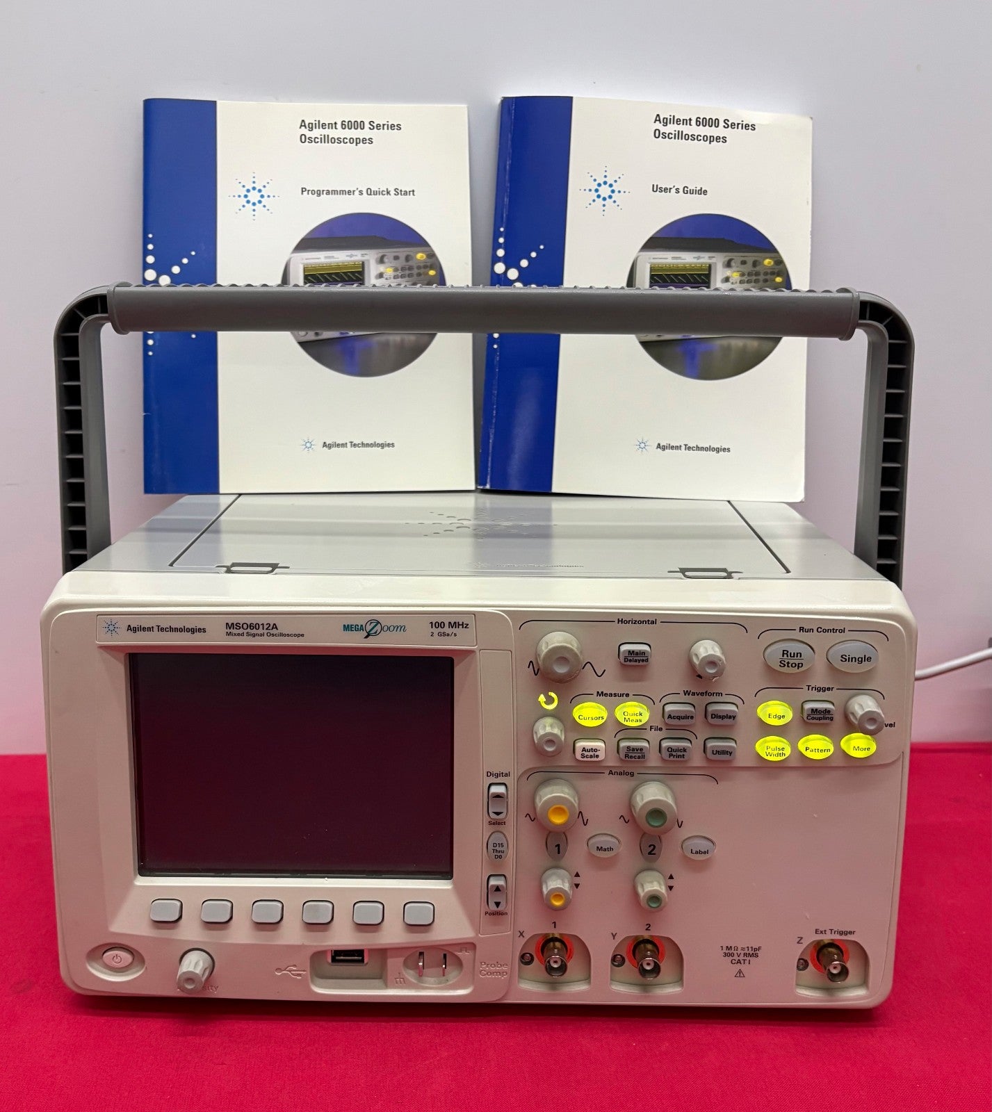 AGILENT MSO6012A MIXED SIGNAL OSCILLOSCOPE 2+16 CH 100MHZ / FOR PARTS/REPAIR