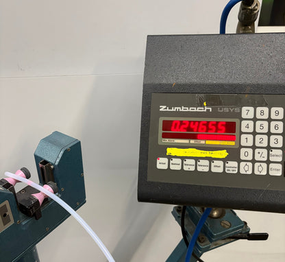 ZUMBACH LASER MEASUREMENT UNIT ODAC 16J HEAD & USYS 10 DISPLAY INTERFACE - PARTS
