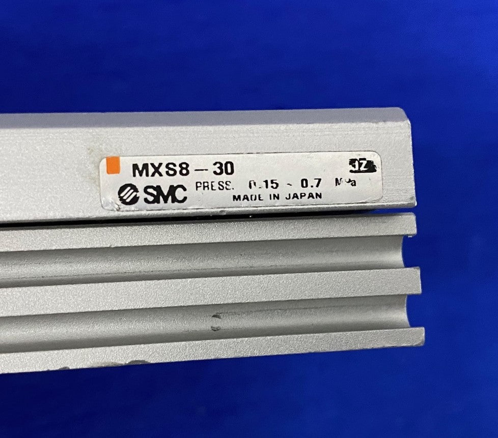 SMC MXS8-30 / MXS830 SLIDE TABLE PNEUMATIC GUIDED CYLINDER