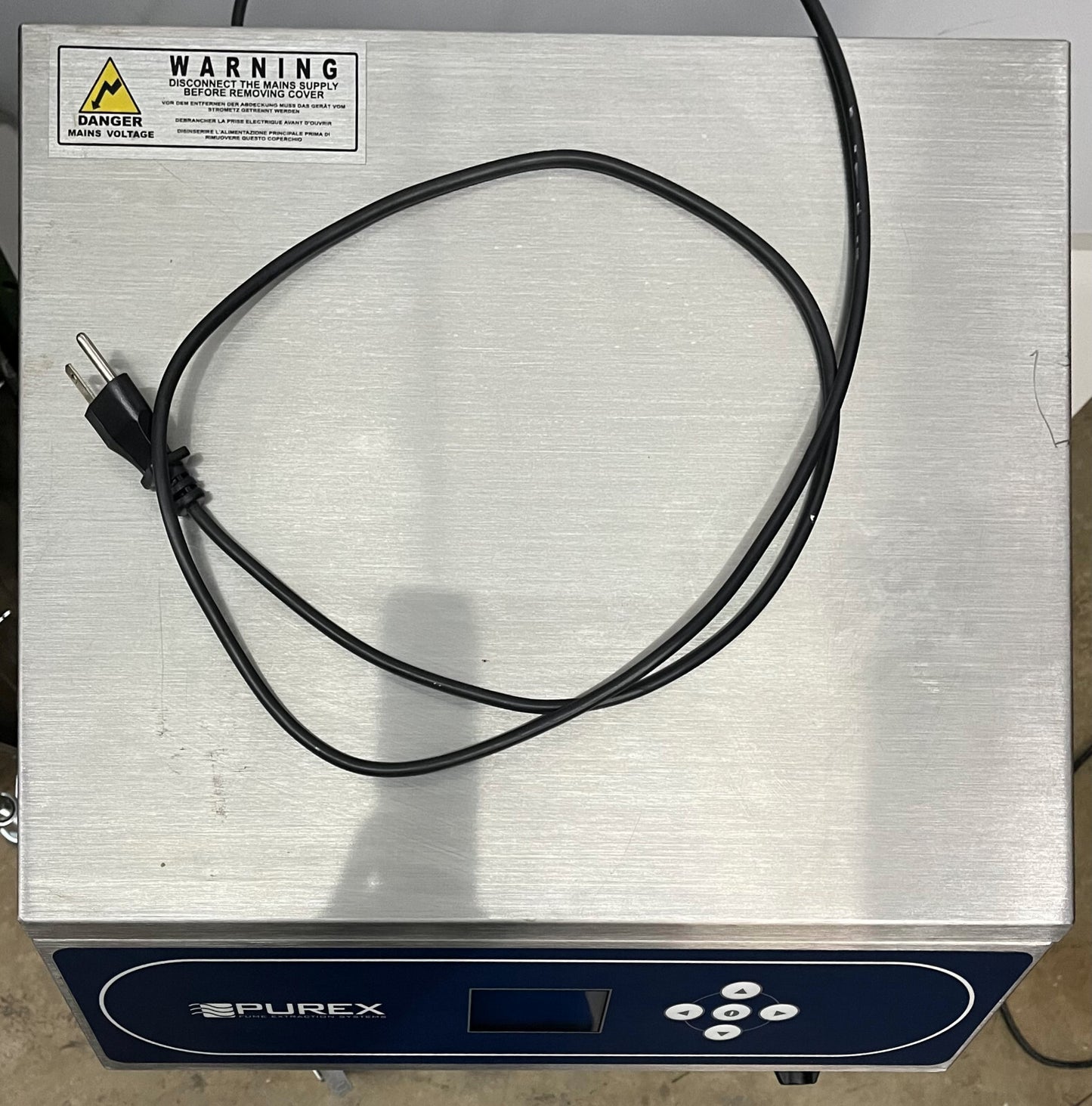 PUREX 0LX2121D 9000 – 200i Rauchabzug – für Teile/Reparatur
