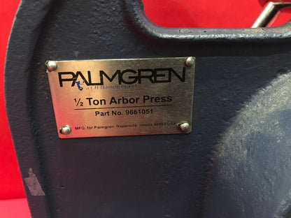PALMGREN 9661051 1/2 TON ARBOR PRESS
