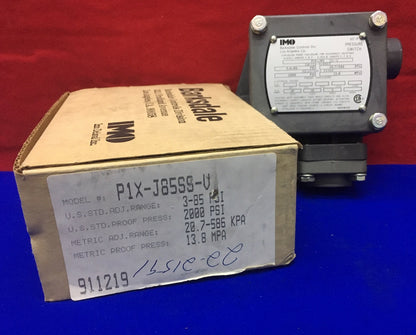 IMO DELAVAL BARKSDALE CONTROLS P1X-J85SS-V PRESSOSTAT HI-P