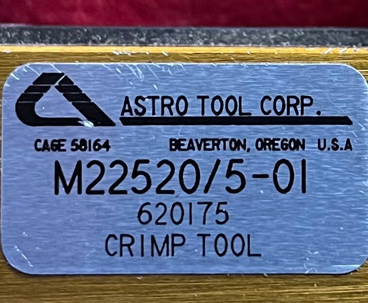 アストロツール 圧着工具 M22520/5-01 620175 (ダイスなし)