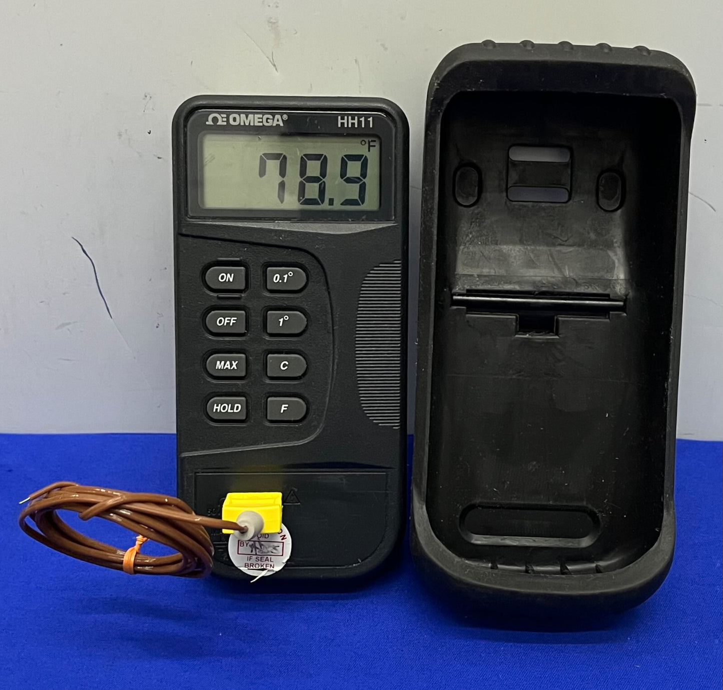 OMEGA HH11 THERMOKOPPELMETER DIGITAAL MET TYPE K-SONDE CH+ AL-KABEL