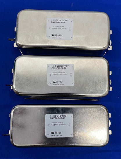SCHAFFNER FN2070B-10-06 単相ラインフィルター - 1 ロット数量 3