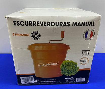 DYNAMIC ® 20 L/5 GAL 'THE ORIGINAL' MANUAL SALAD SPINNER