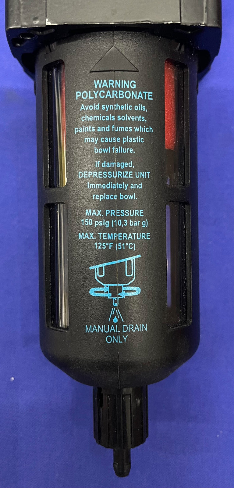 FILTRO PNEUMATICO WILKERSON M18-02-BK00 FILTRO 493090 (1) 6B263