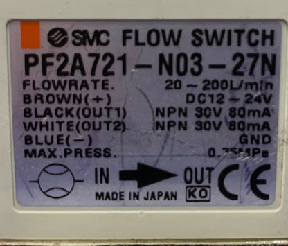 SMC PF2A721-N03-27N STROOMSCHAKELAAR SENSOR