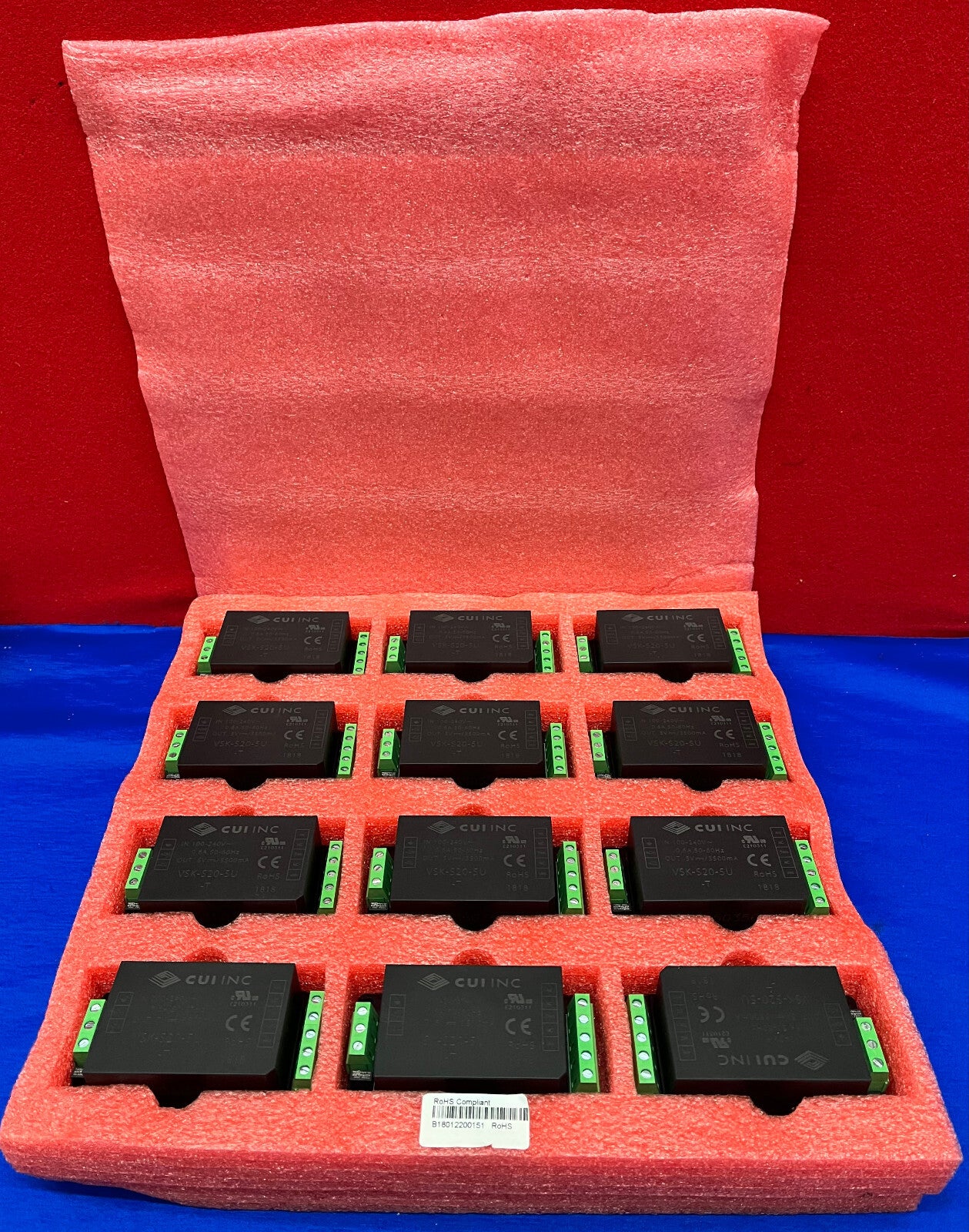 CANTIDAD 12 - CUI DIGI-KEY VSK-S20-5U-T 102-2614-ND CONVERTIDOR CA/CC PARA MONTAJE EN PLACA