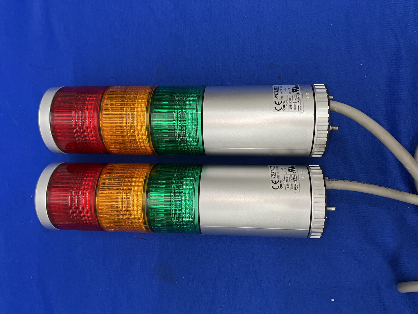 PATLITE® LME-_02UW TORRE DI SEGNALAZIONE SEGNALE LUCE ROSSO/GIALLO/VERDE 1 LOTTO QTY 2