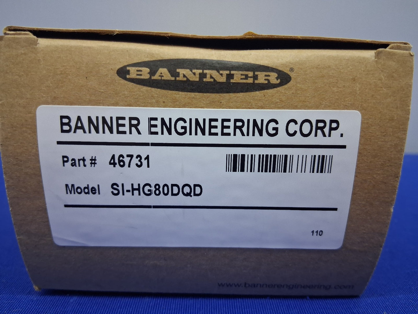 BANNER ENGINEERING CORP 46731 SI-HG80DQD HINGE SAFETY INTERLOCK SWITCH