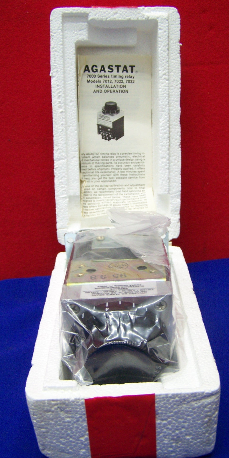 AMERACE ELECTRONIC COMPONENTS AGASTAT 7022MFT TIMING RELAY 1-10 MIN 28VDC