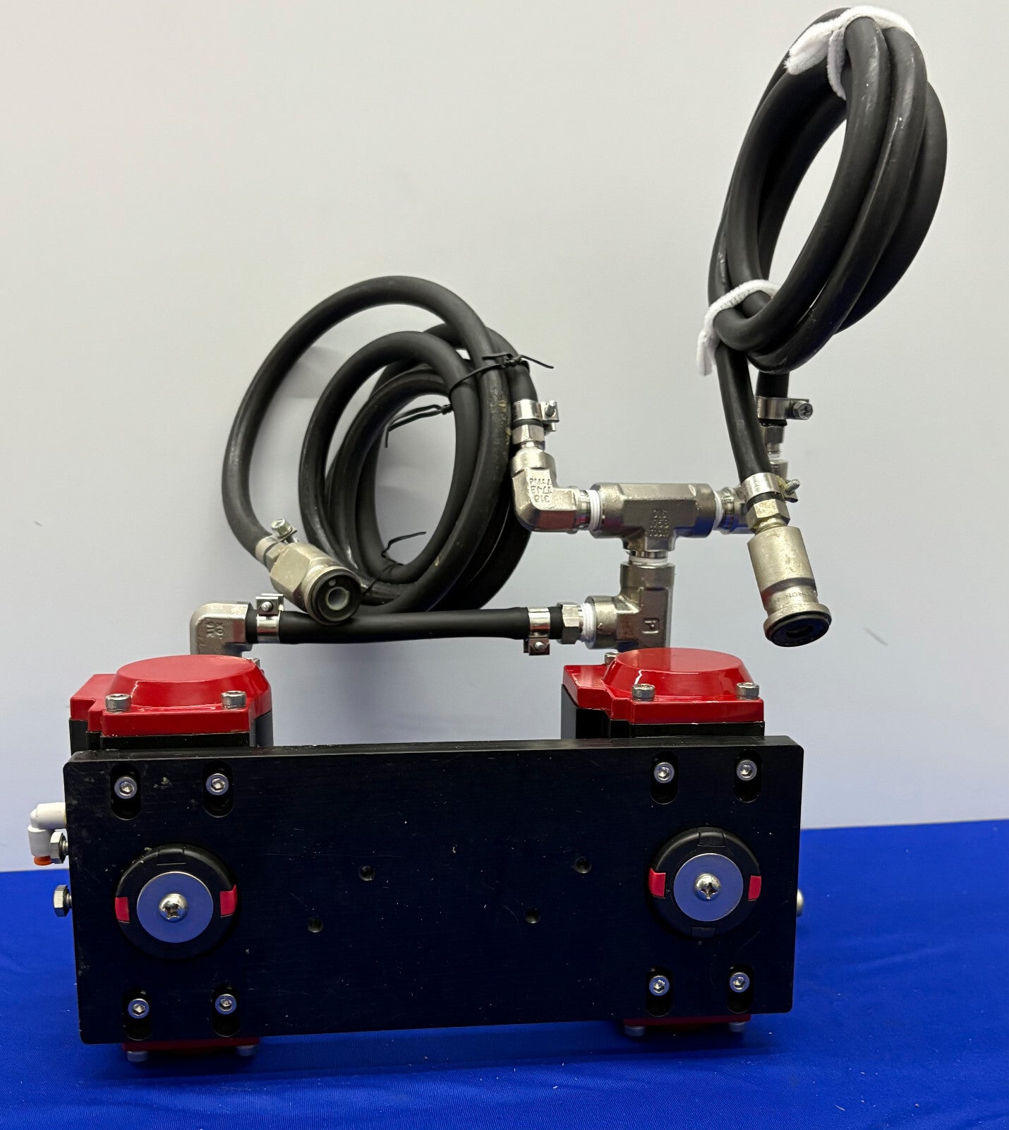 ANDERSON DWYER SERIES WE08 PNEUMATIC ACTUATOR 2 PIECE NPT BRASS BALL VALVE 80PSI