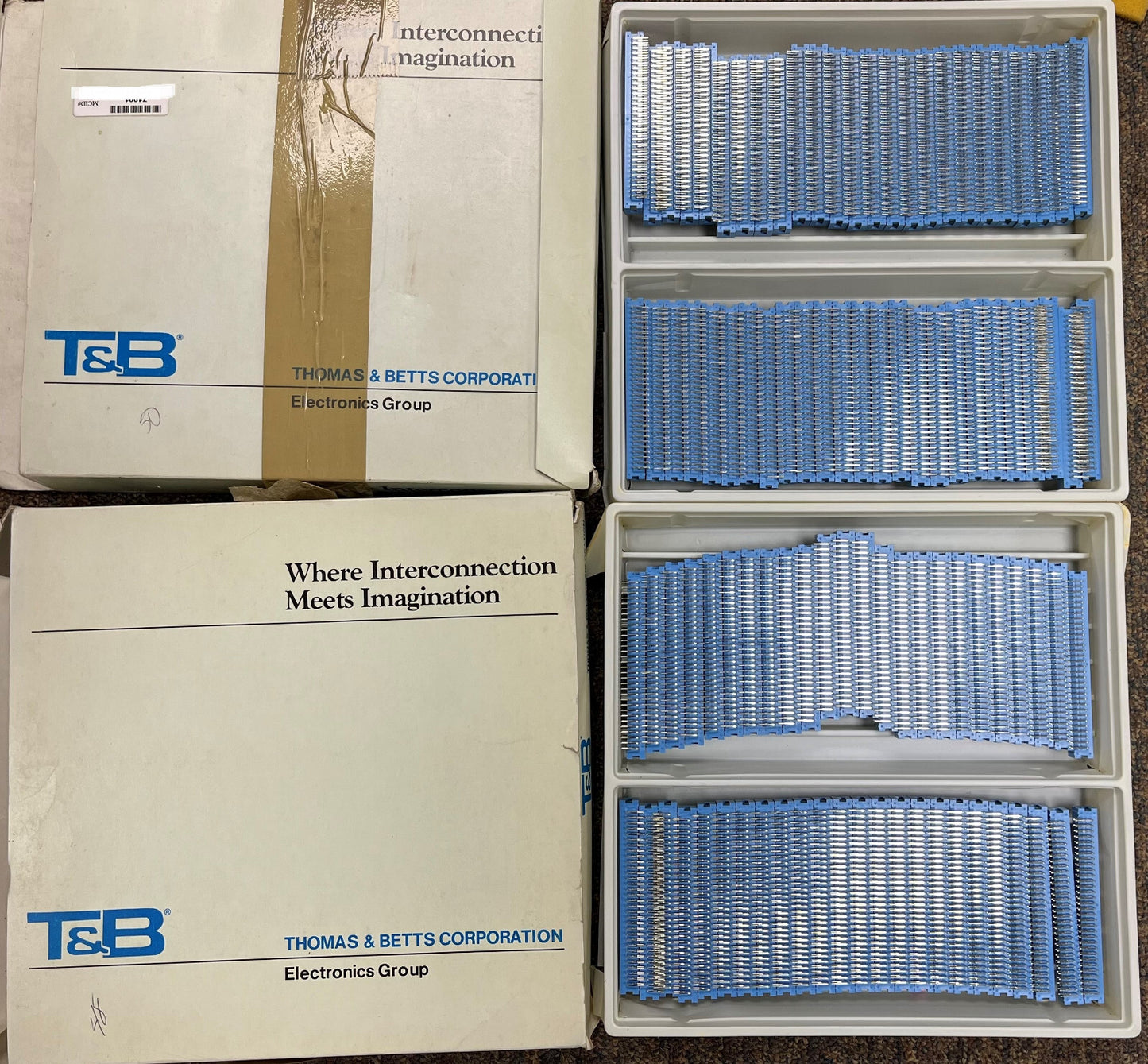 THOMAS &amp; BETTS T&amp;B® ANSLETY® CONNECTOREN 609-6407 - 1 VERPAKKING 50 &amp; 1 VERPAKKING 48 
