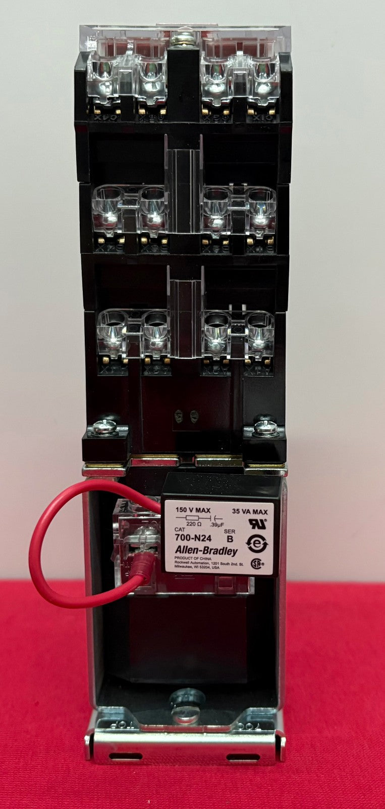 Allen Bradley AB 700S-DCPK1020DZ24 REV E / 700-N24 SER B DC RELAY