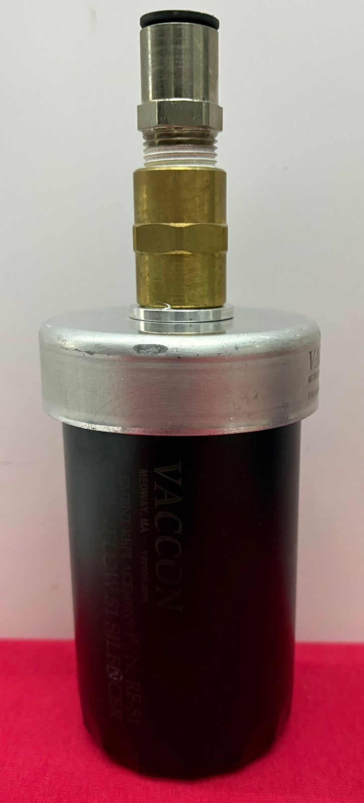 VACCON FA-51-1/2 HIGH FLOW PNEUMATIC SILENCER / MUFFLER  PN: RF-51