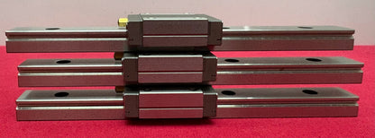 IKO LWL15B LINEAR GUIDE RAIL SLIDE E974 BLOCK - SELLING AS '1 LOT QTY 3'