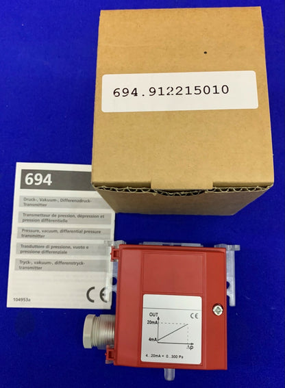 Huba Control 694.912215010 Relatieve en differentiële druktransmitter 