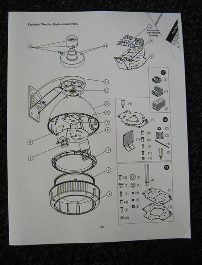 VIDEOLARM IP READYシリーズ モデルIFDP75CNと思われるアイテムは部品として未使用です