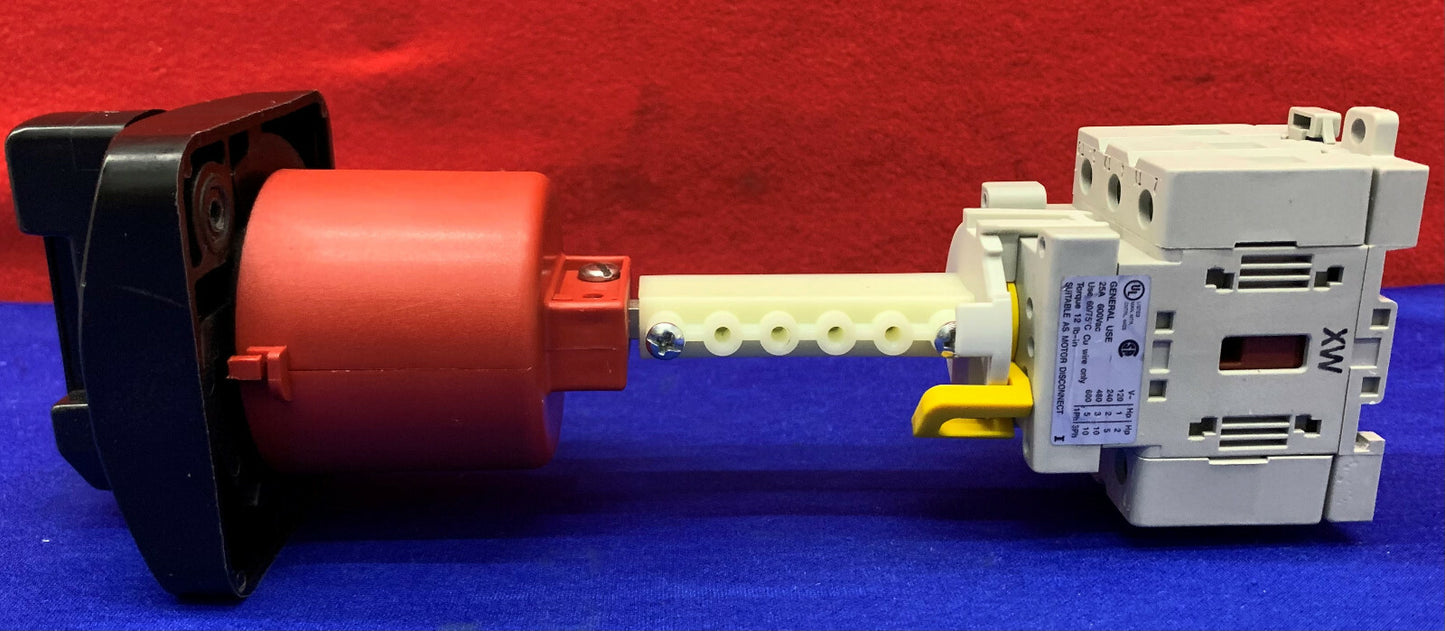 Sprecher Schuh LA7-25-1753 Disconnect Switch met zwarte AAN/UIT-schakelaar