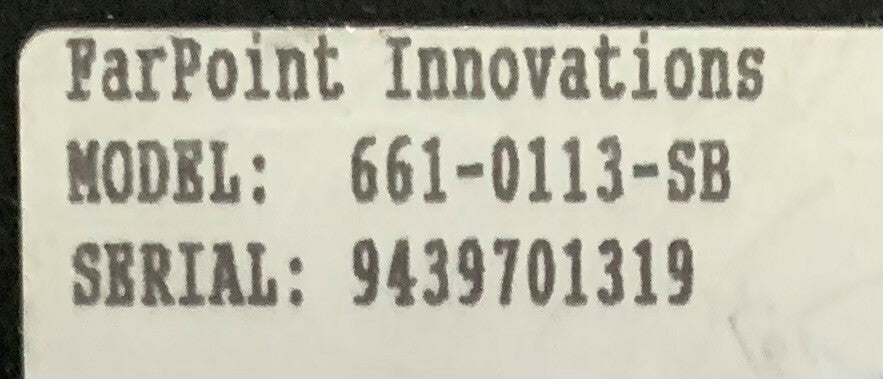 FARPOINT PPT STROBE LIGHT 661-0113-SB  w/ CONTROL POWER SUPPLY  661-0114