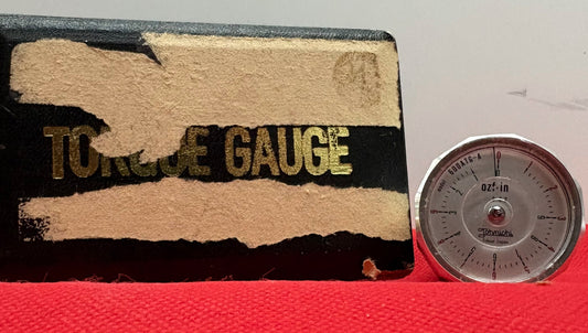TOHNICHI / MOUNTZ  ATG TORQUE GAUGE  600ATG-A  ozf-in 9-0.2   WITH CASE