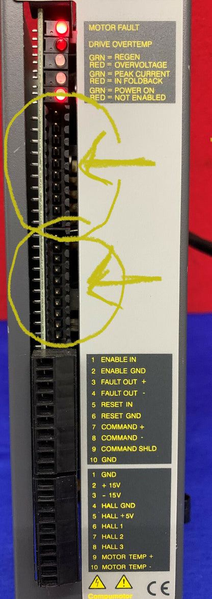 Parker Automation TQ10 Compumotor SO 91358 120V 50/60Hz 1100VA